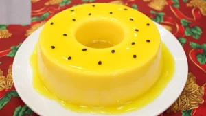 Manjar com calda de Maracujá Fácil e Perfeito Manjar de Maracujá