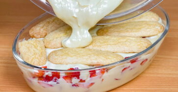 Receita de Pavê de Morangos Simples e Fácil