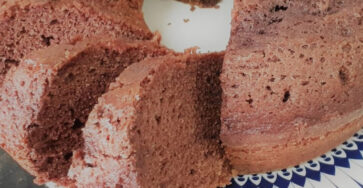 Bolo de Chocolate Light Simples