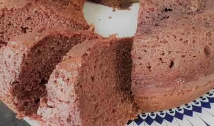 Bolo de Chocolate Light Simples