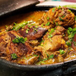 Frango ensopado com quiabo