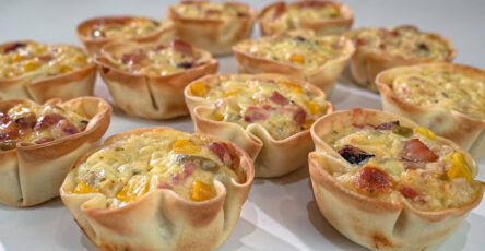 Receitas com massa de pastel