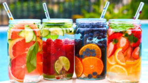 Água Saborizada Caseira com Frutas Água Saborizada