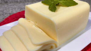 Muçarela Caseira Deliciosa (Muçarela Fake) Muçarela Caseira