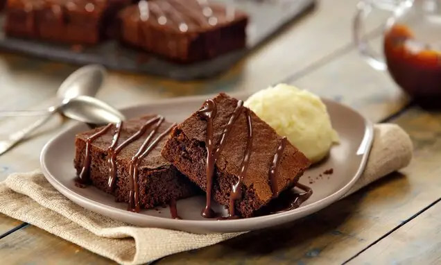 Brownie com sorvete