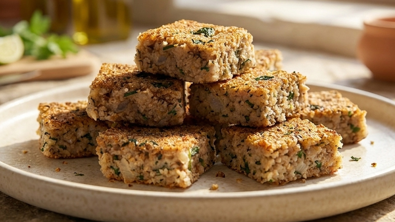 Encontrar Receitas Vegetarianas: 10 Opções Fáceis Kibe vegetariano feito com batata