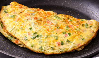 Omelete fácil e rápido de fazer