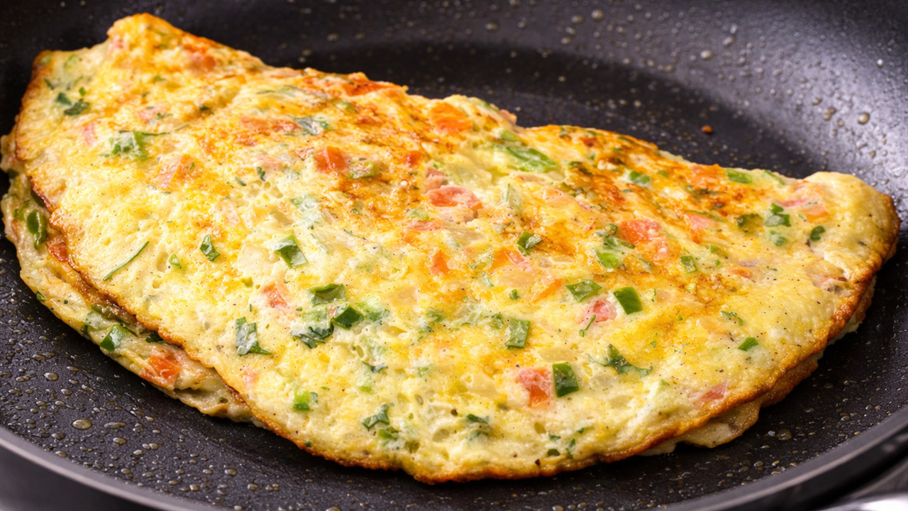 Omelete fácil e rápido de fazer
