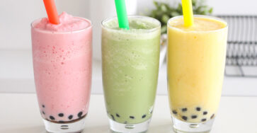 Chá de Bolhas Caseiro (Bubble Tea)
