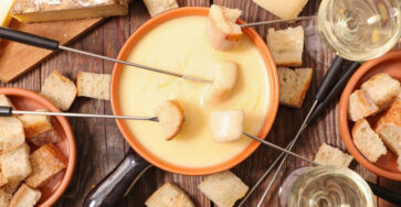 Receita de Fondue de Queijo
