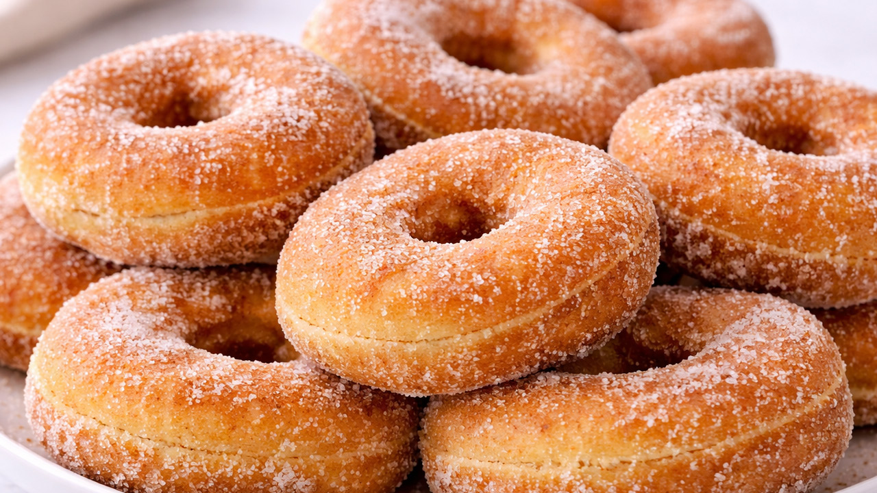 Rosquinhas caseiras fritas