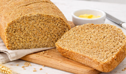 Pão integral caseiro