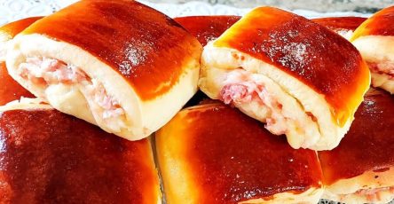 Enroladinho de Presunto e Queijo