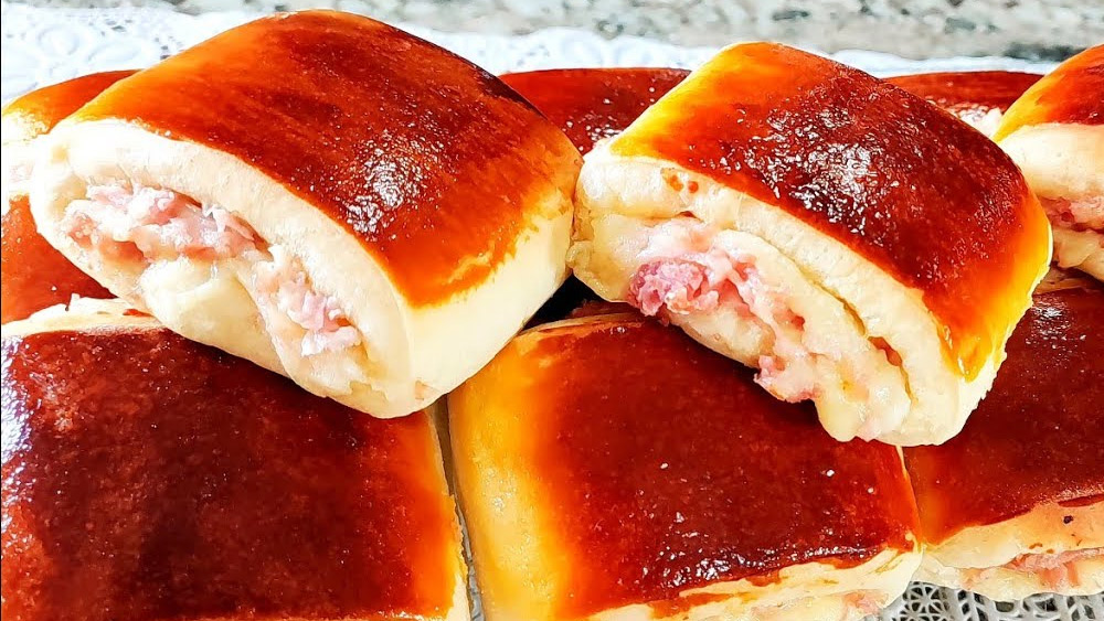 Enroladinho de Presunto e Queijo