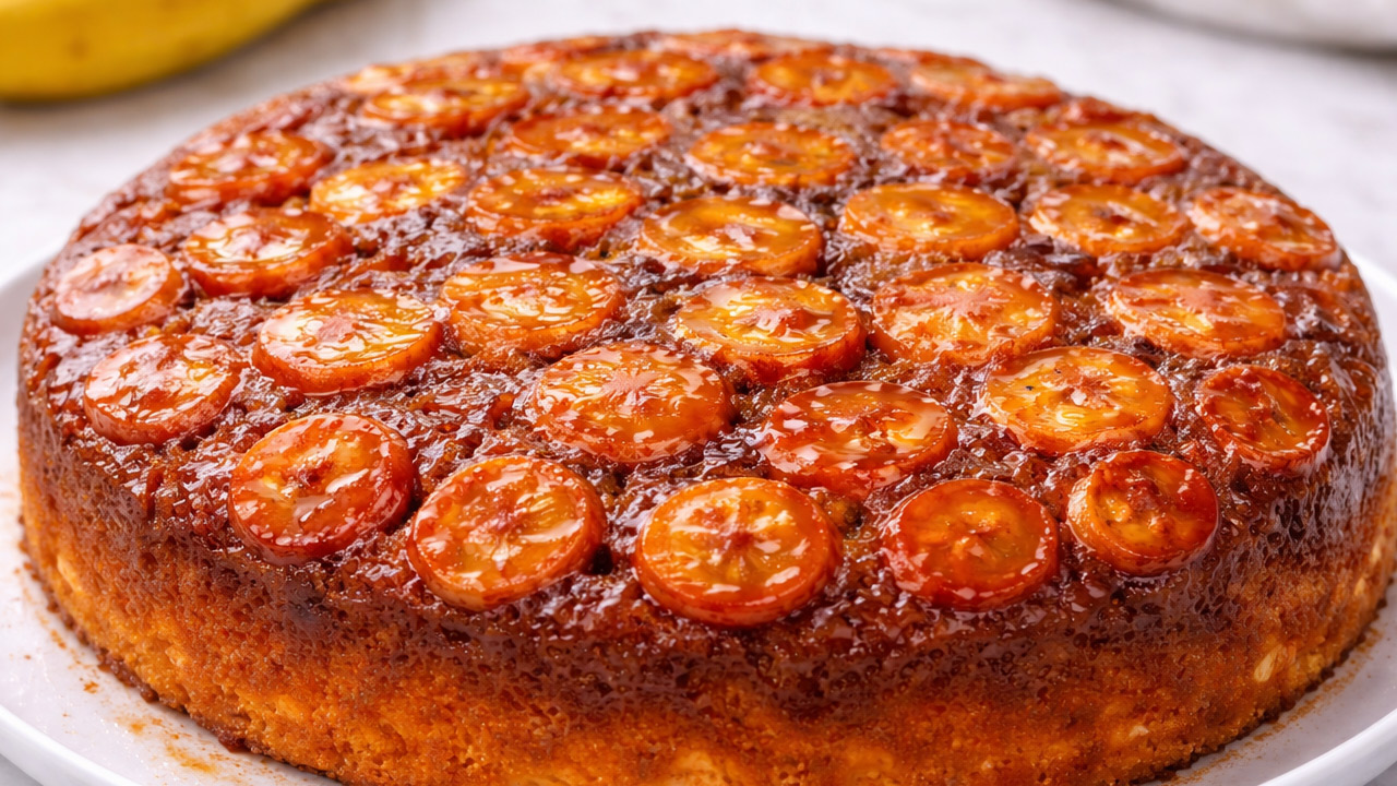 Bolo de Banana com Chocolate Bolo de Banana bem gostoso