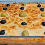 Torta de bacalhau no forno