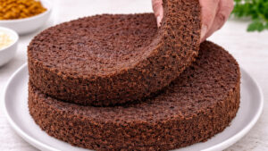 Bolo pão de ló de chocolate
