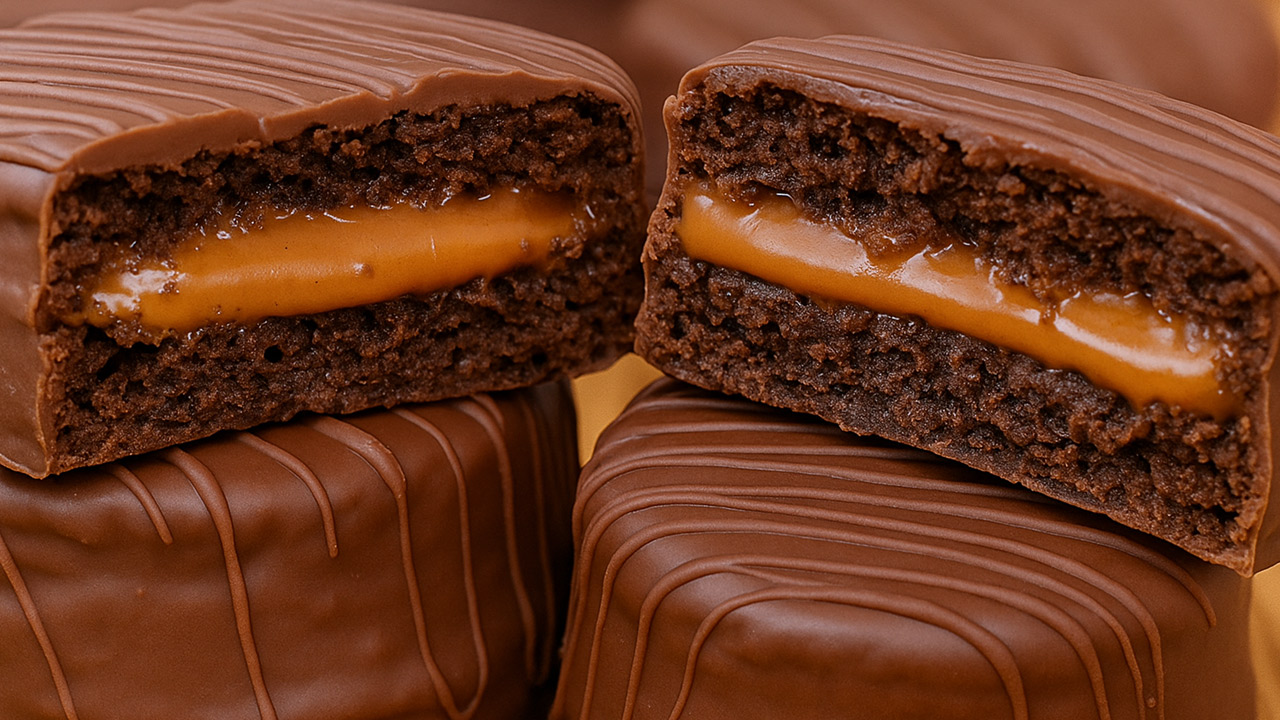 Pão de Mel Caseiro recheado com doce de leite