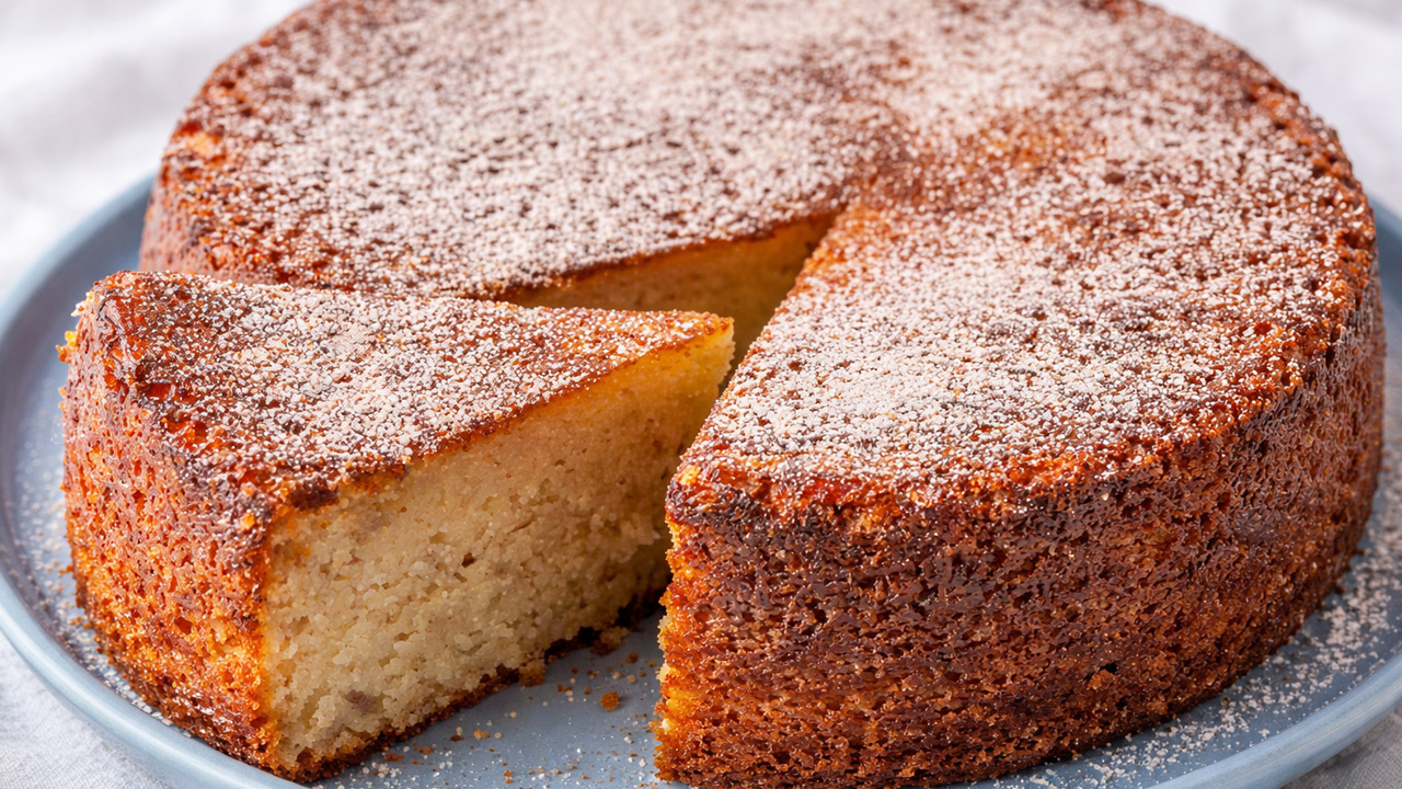 Bolo de banana com farinha de rosca