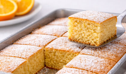 Bolo de laranja caseiro fácil e gostoso