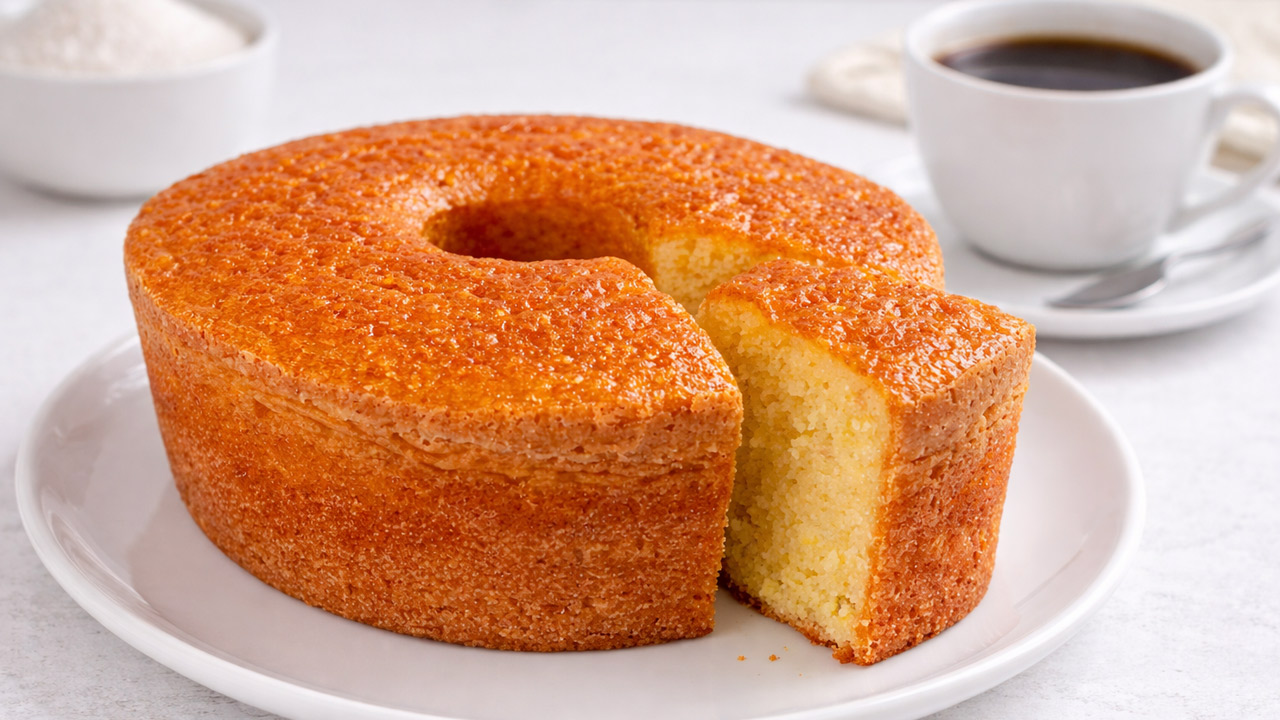 Bolo caseiro simples