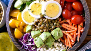 Salada com Proteína