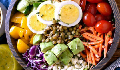 Salada com Proteína