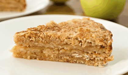 Bolo de Aveia com Maçã (Bolo sem Glúten) Bolo de Aveia com Maçã sem Gluten