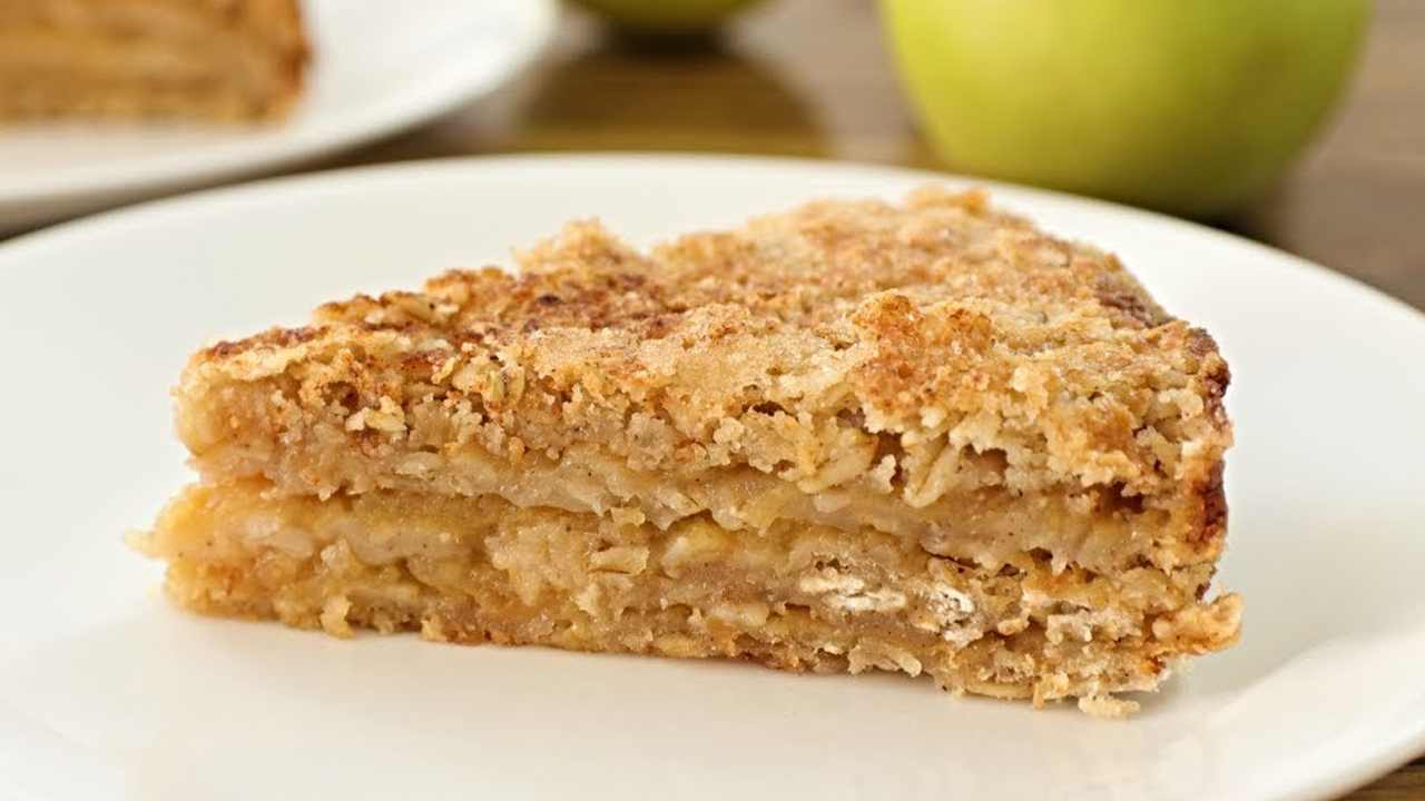 Bolo de Aveia com Maçã (Bolo sem Glúten) Bolo de Aveia com Maçã sem Gluten