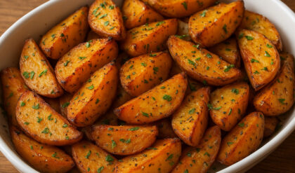 Batatas Rústicas Assadas com Ervas Batatas Rústicas Assadas com Ervas