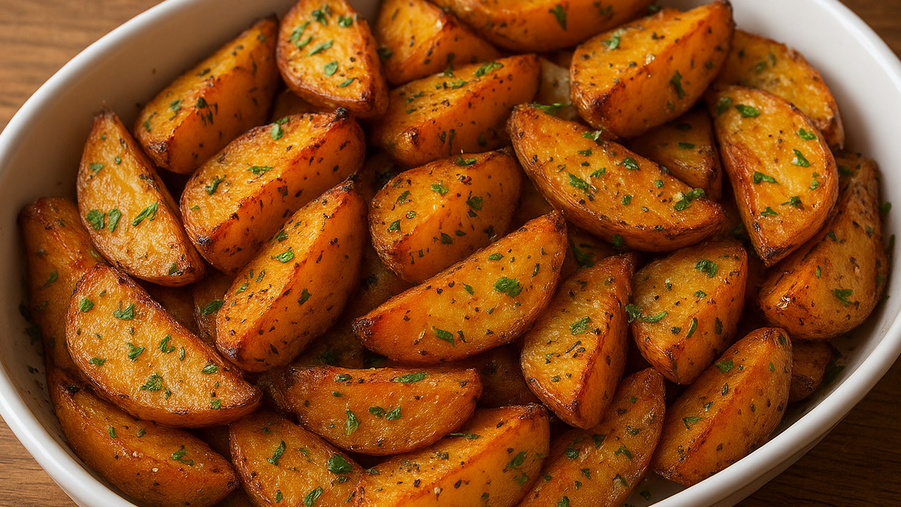 Batatas Rústicas Assadas com Ervas Batatas Rústicas Assadas com Ervas