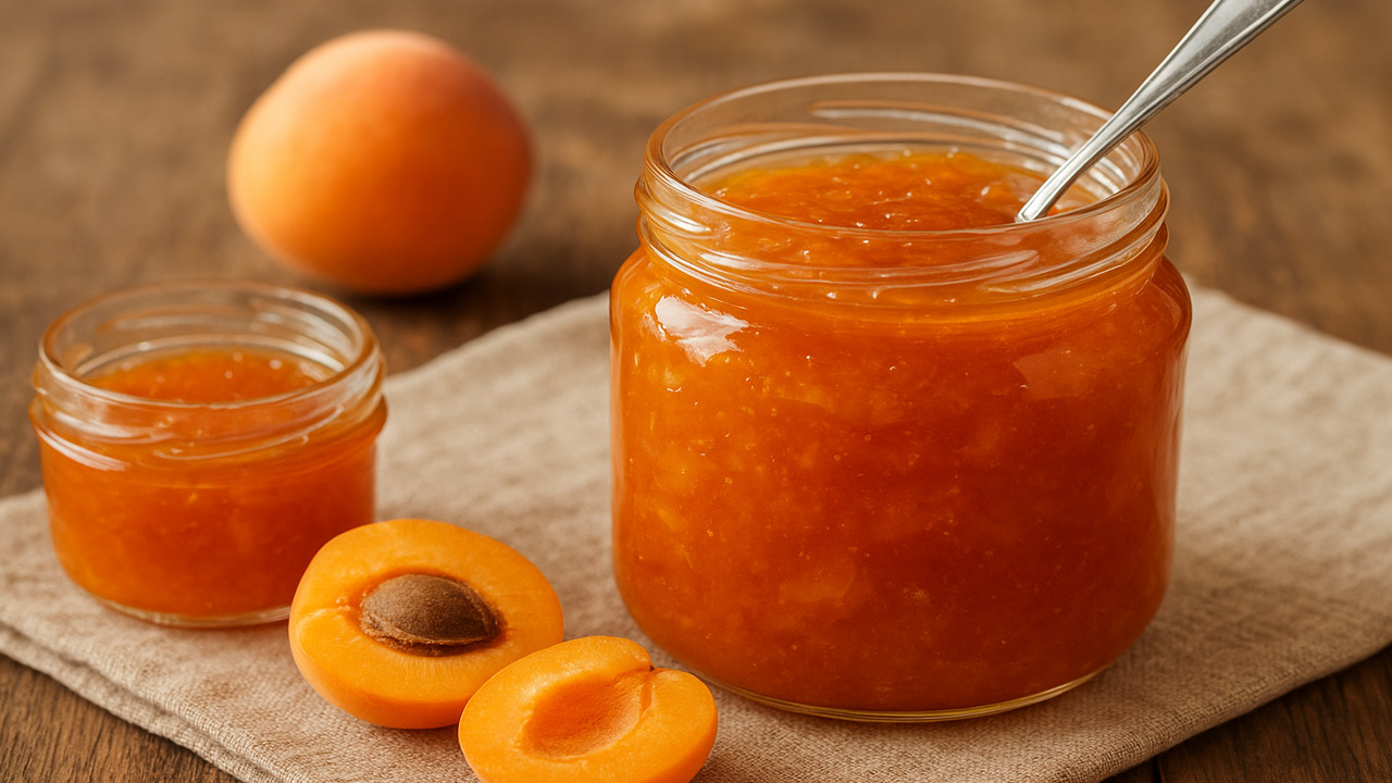 Geleia de Damasco Caseira (Melhor Receita) Geleia de Damasco Caseira