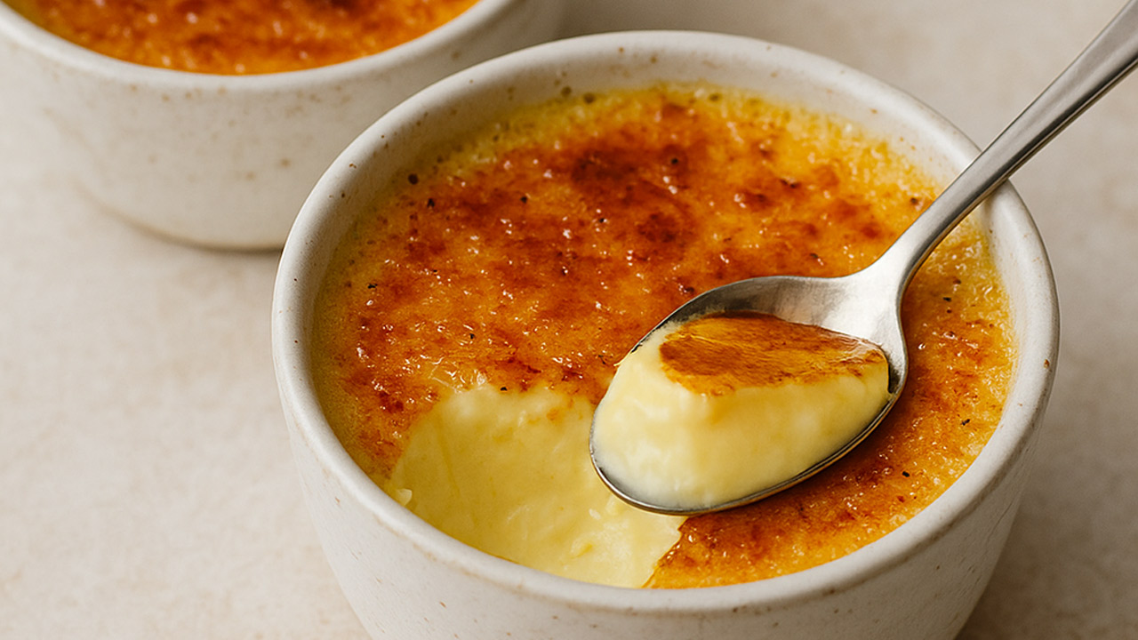 Receita de Creme Brûlée