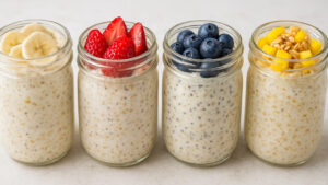 Receitas de Overnight Oats (Aveia Adormecida)
