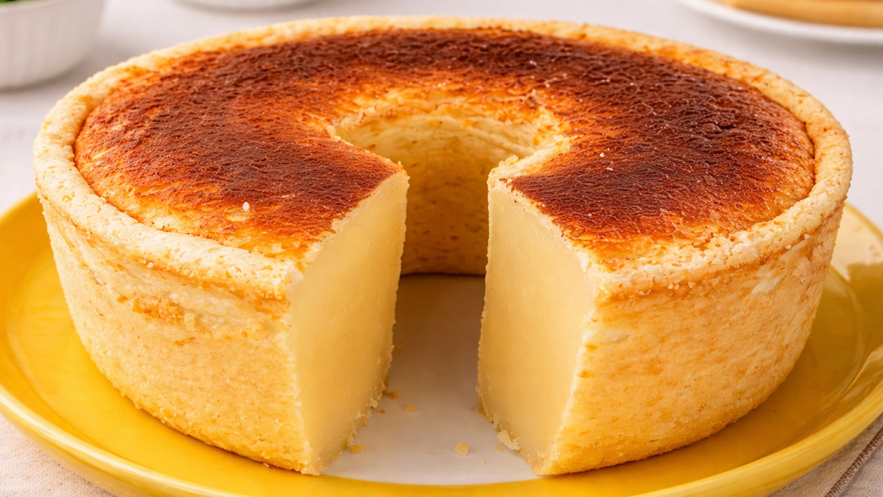 Bolo Mole de Liquidificador com Leite Condensado