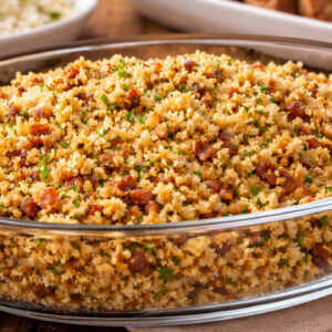 Farofa crocante de farinha Panko