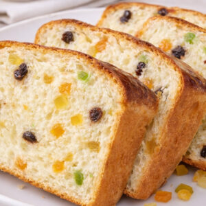 Pão Caseiro Doce com Frutas Cristalizadas