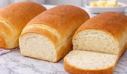 Pão caseiro fofinho e macio