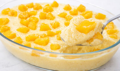 Sobremesa Gelada de Pêssego