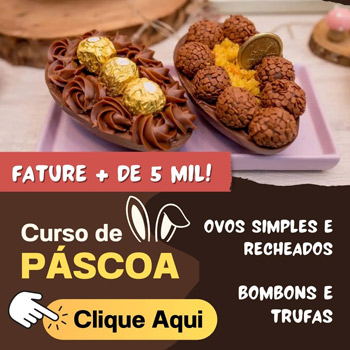 Receitas de Ovos de Páscoa Caseiros para Vender Curso de Páscoa