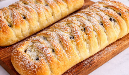 Rosca de Ricota com Passas