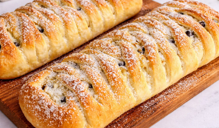 Rosca de Ricota com Passas
