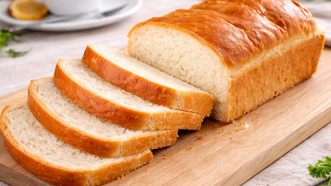 Pão de forma caseiro