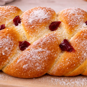 Rosca caseira com goiabada