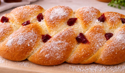 Rosca caseira com goiabada