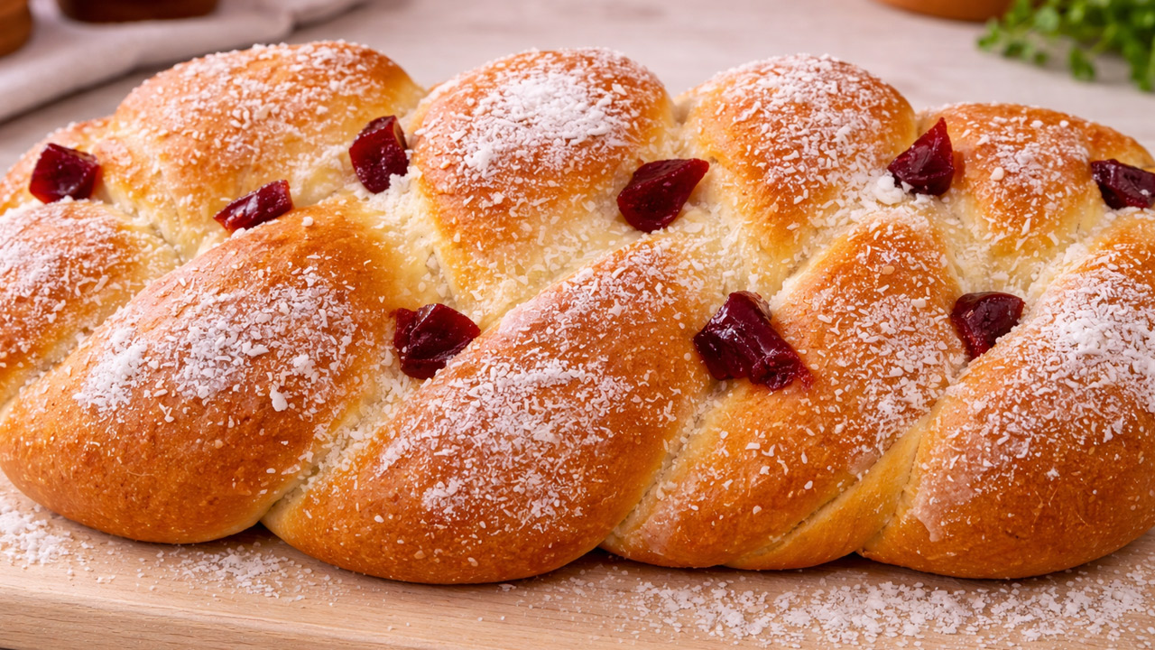 Rosca caseira com goiabada