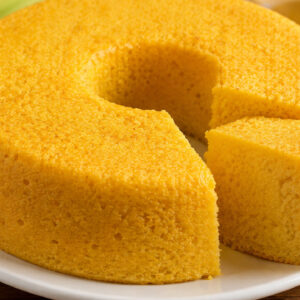 Bolo de Milho Fácil feito no micro-ondas