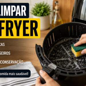 Como limpar air fryer