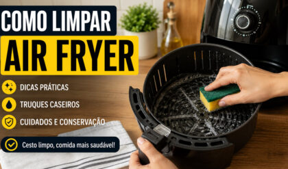 Como limpar air fryer