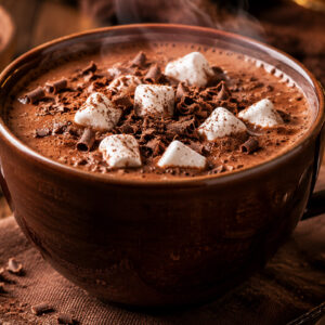 Chocolate quente delicioso